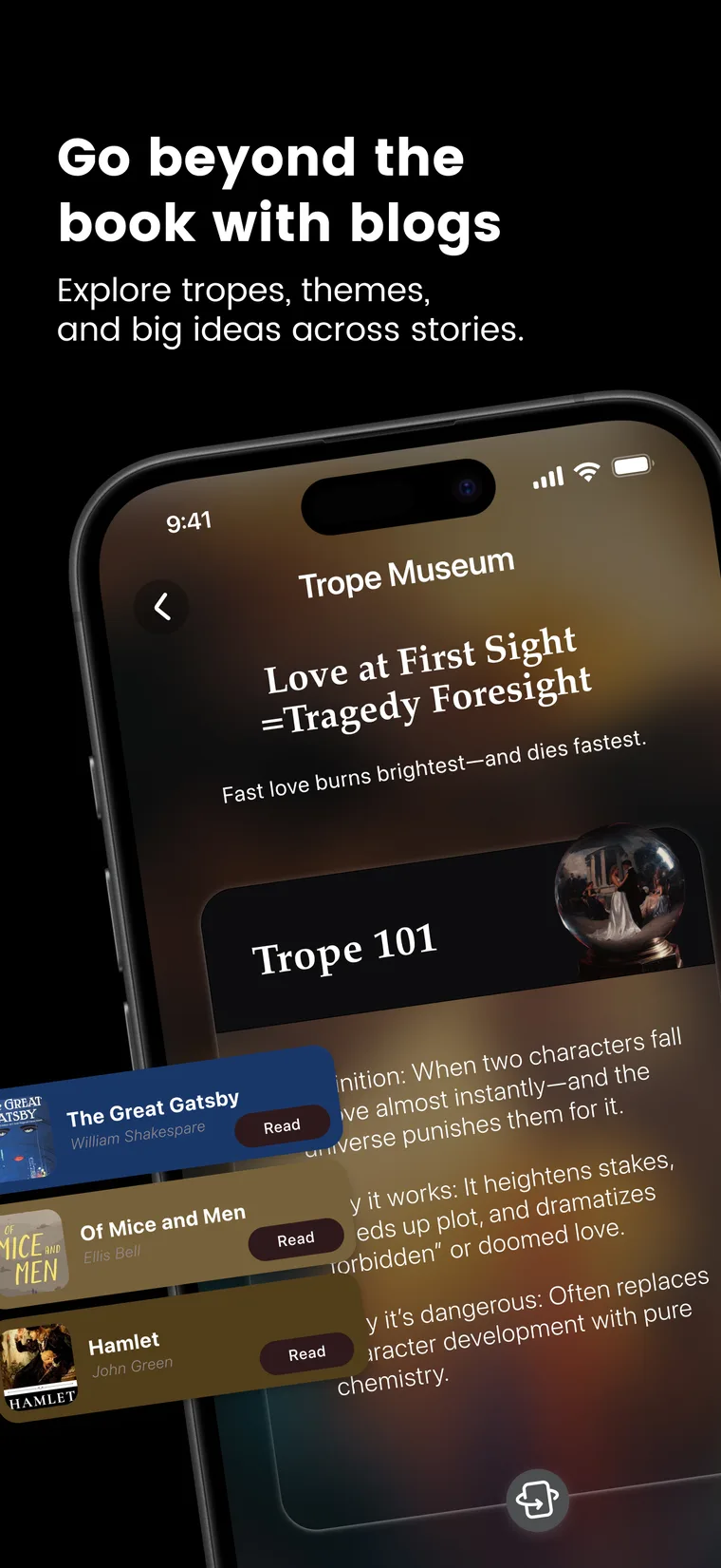 Book library and study guide navigation